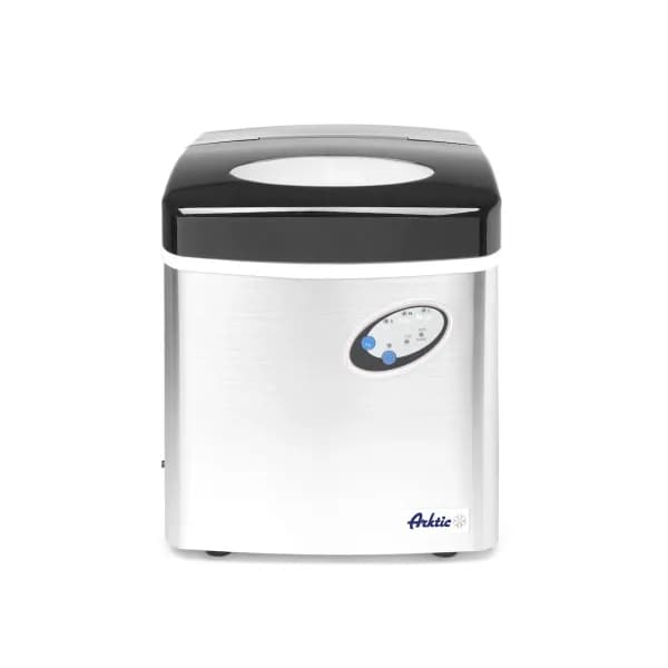 Masina profesionala pentru cuburi gheata, capacitate 15kg / 24h, stocare 4,5 kg cuburi, 160W, corp inox, Hendi Kitchen Line 15