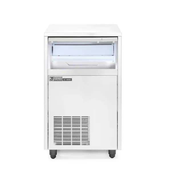 Masina cuburi de gheata, Master Frosti,otel inoxidabil, 40 kg/24 h, cub forma tip glont / 18 gr, 230 V/575 W, 480x580x(H)750 mm