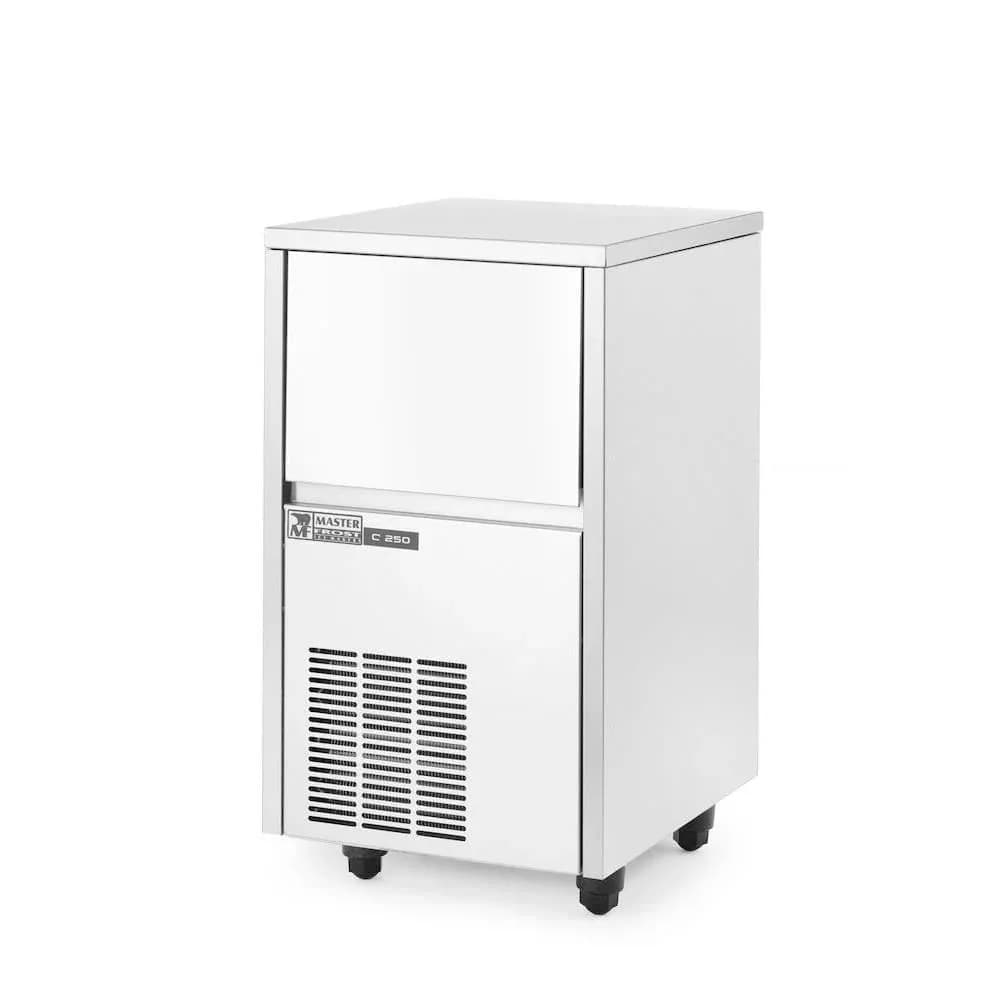 Masina cuburi de gheata,Master Frost,otel inoxidabil, 28 kg/24 h,cub forma tip glont / 18 gr, 230 V/385 W, 400x460x(H)670 mm