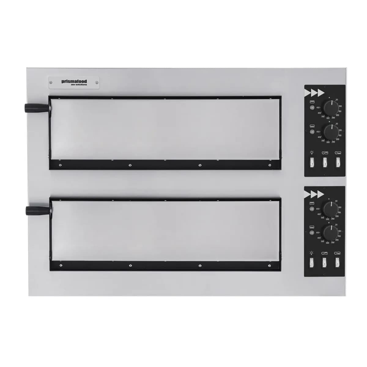 Cuptor pizza basic 2/50 vetro, Prismafood, 400V/6000W