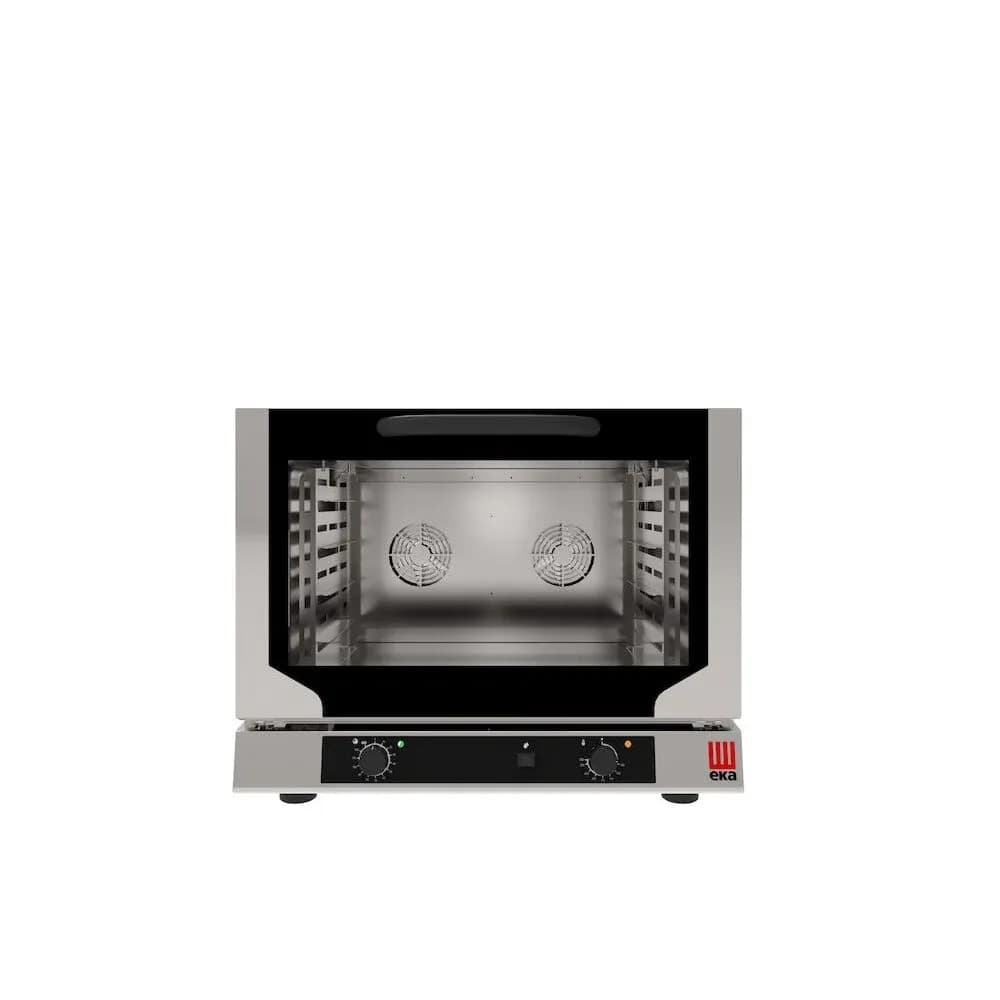 Cuptor de brutarie cu convectie si umidificare, control electromecanic, Tecknoeka, 3.4 kW/230 V, 783x755x(H)634 mm