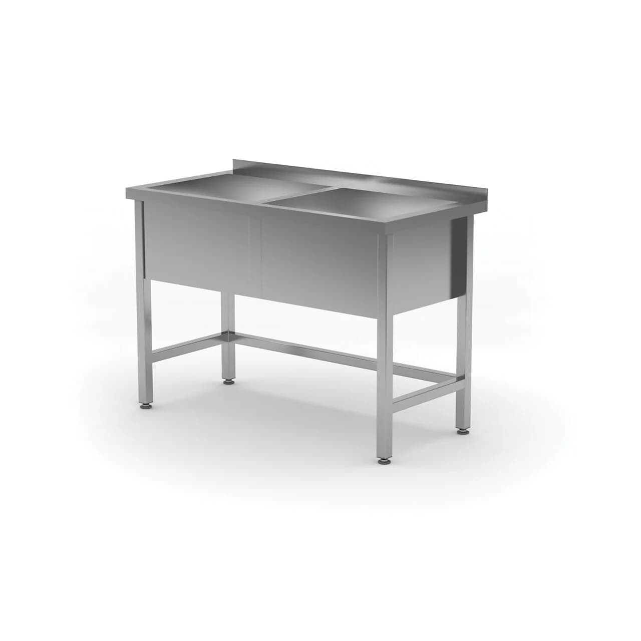 Spalator dublu - sudat, adancime: 600 mm, bazin: 300 mm., HENDI, Profi Line, 1200x600x(H)850mm