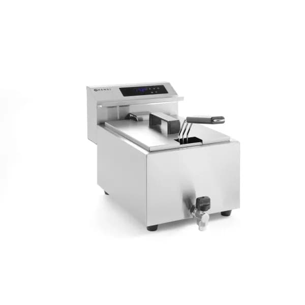 Friteuza MasterCook cu robinet scurgere - 8 lt