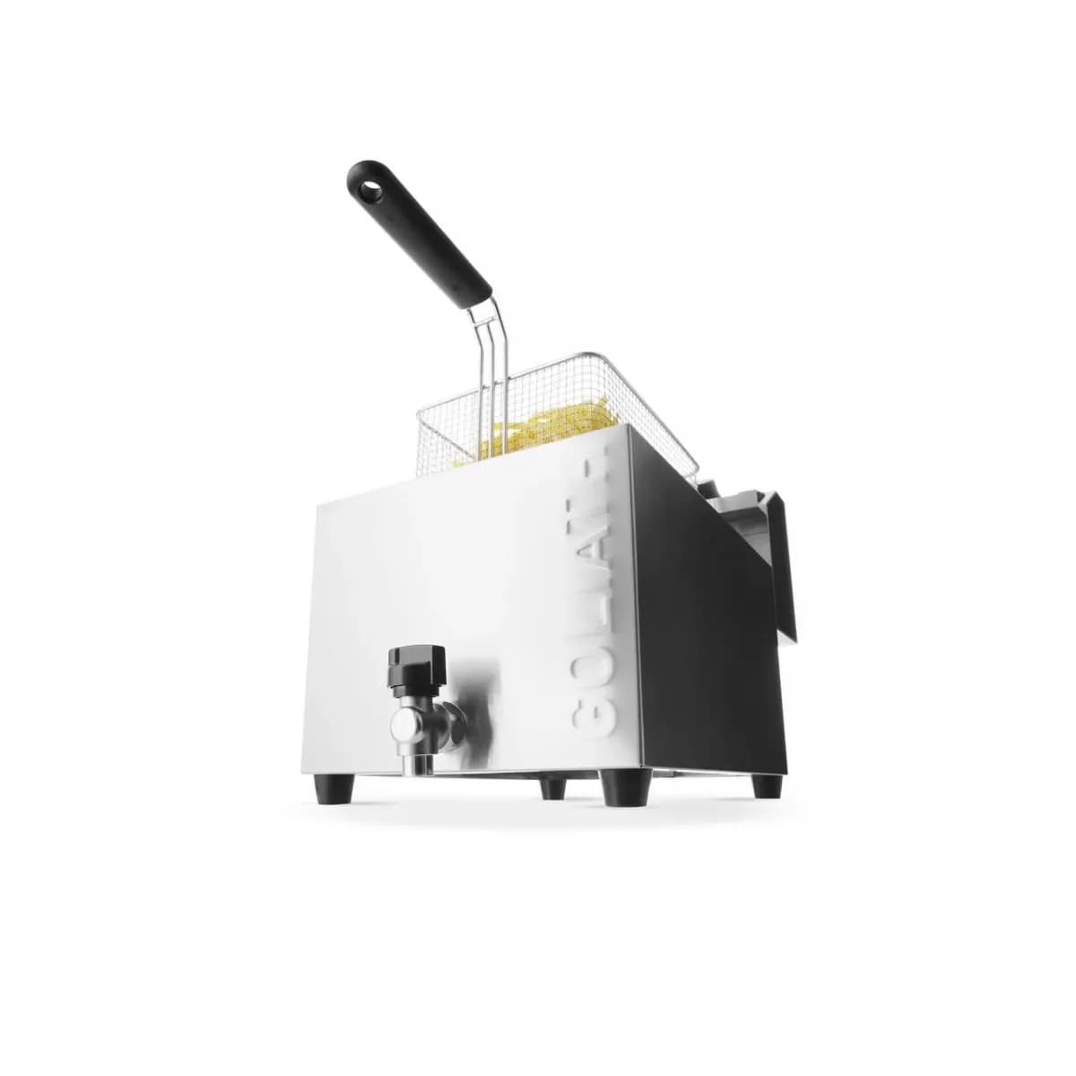 Friteuza electrica cu scurgere 10L Goliath Hendi, 10Kw, 400v, 299x584x(H)375mm