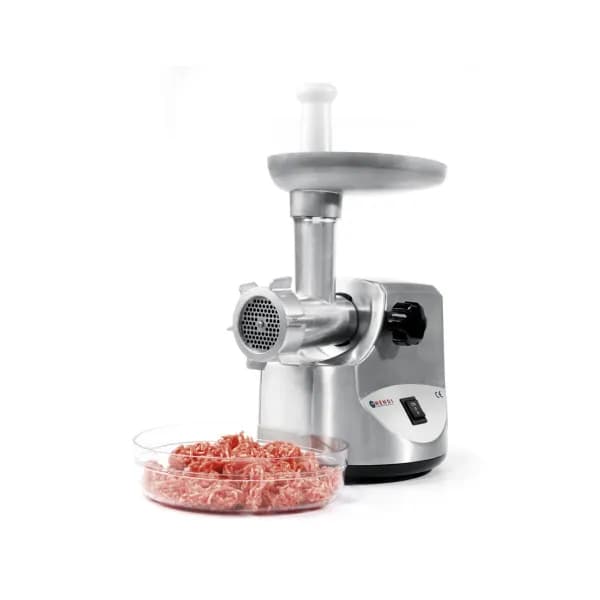 Masina de tocat carne Hendi 198, 100Kg/h, corp aluminiu, palnie fonta, 400W
