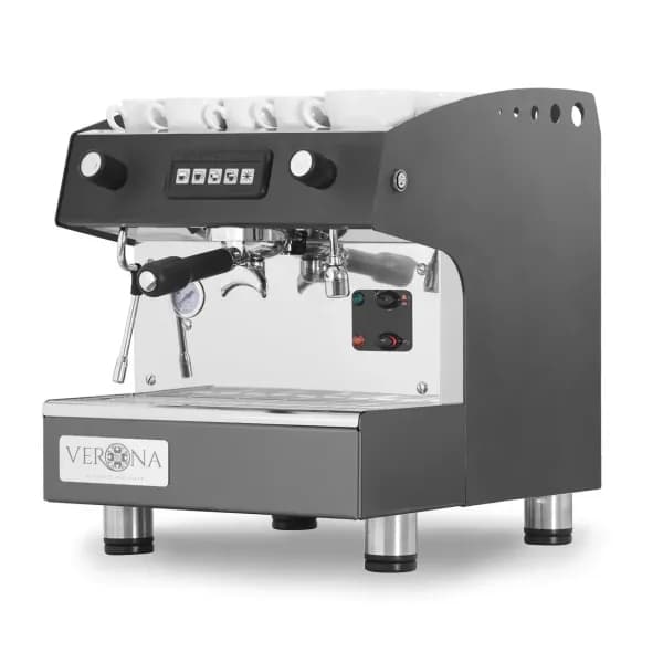 Espressor Romeo, 1 grup, automat, HENDI, Espressor VERONA ROMEO, 1 grup, automat, 230V/1800W, 375x530x(H)485mm