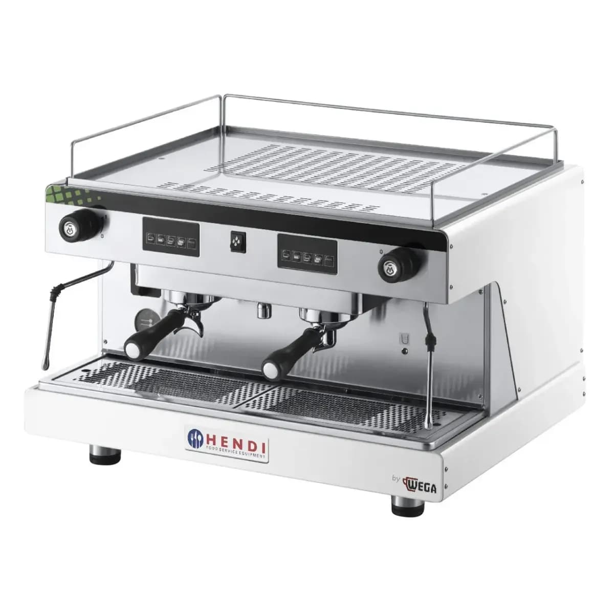 Espressor profesional Electronic Hendi Top Line by Wega Alb 2 Grupuri