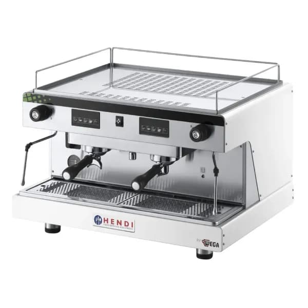 Espressor profesional Electronic Hendi Top Line by Wega Alb 2 Grupuri