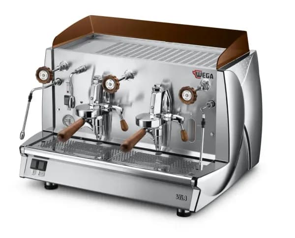 Espressor Profesional Semi-Automat Wega Ema Vela Vintage Chrome 2 Grupuri