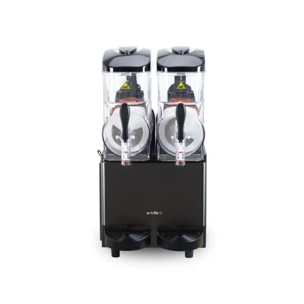 Mașină de granita 2x12 L, Arktic, , Neagru 220-240V/710W, 420x510x(H)810mm