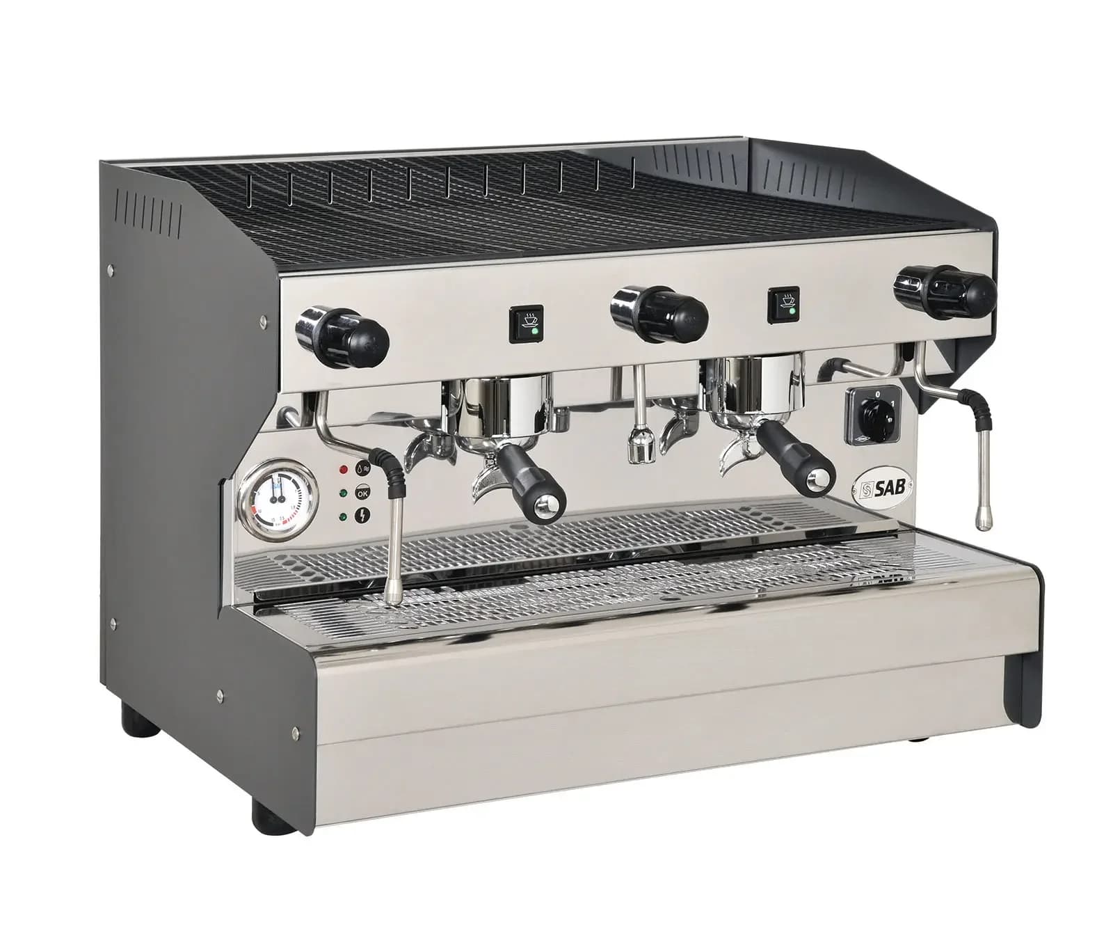 Espressor Profesional Semi-Automat Jolly Compact 2 Grupuri Inox