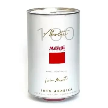 Cafea Musetti Absolute 100% Arabica boabe 1.5 kg Butoi Premium