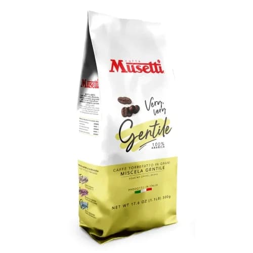 Cafea Musetti Gentile 100% Arabica boabe 500 gr