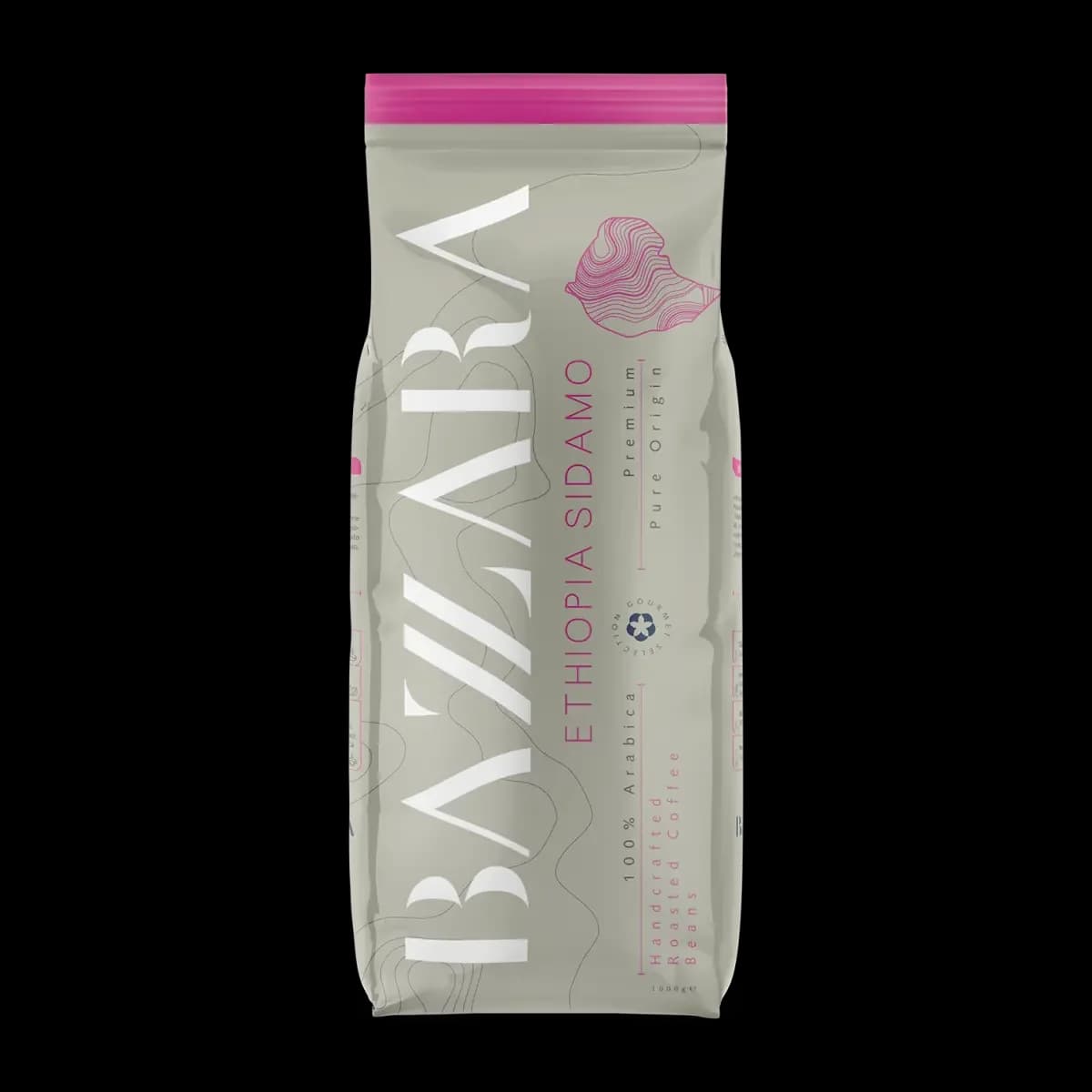 Cafea Bazzara Ethiopia Sidamo boabe 1 kg