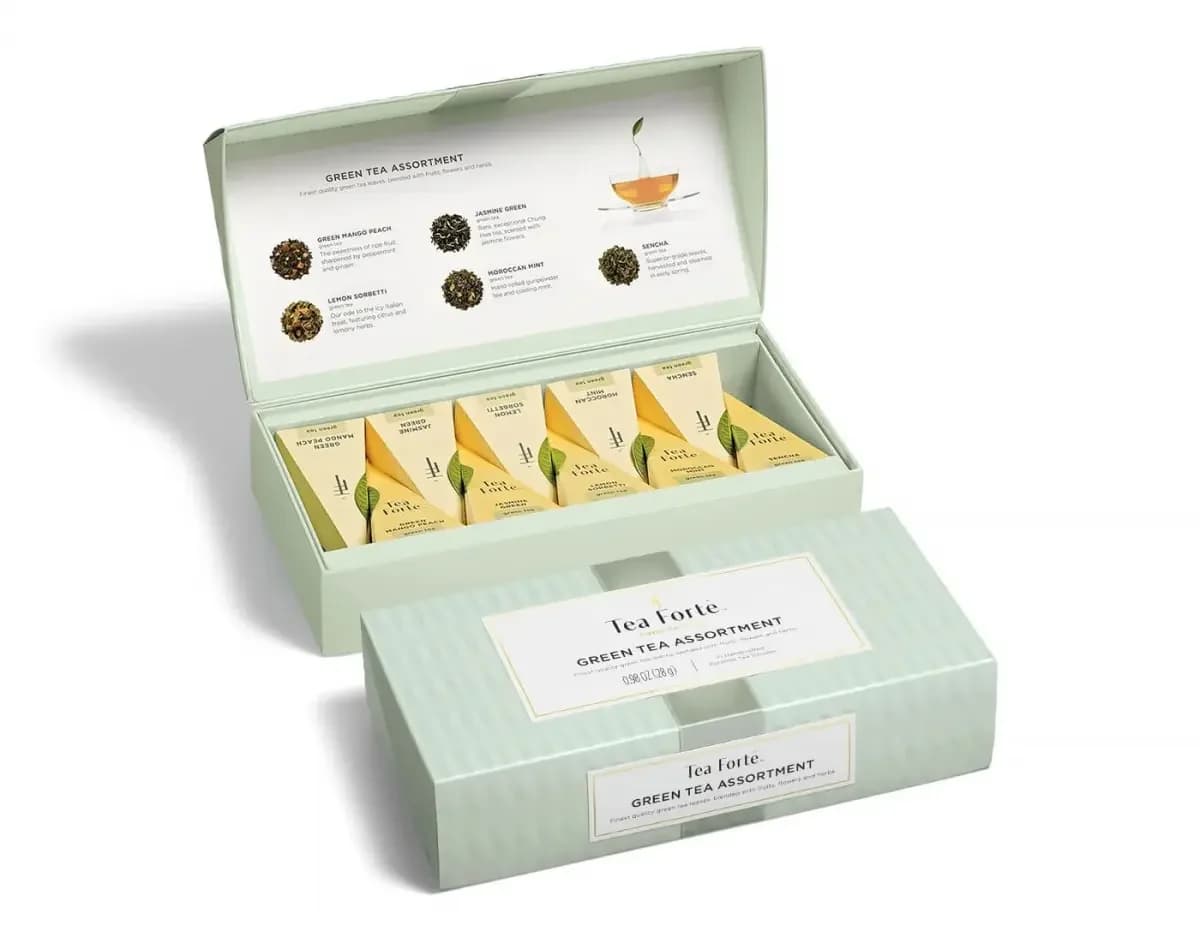 Tea Forte Green Ribbon Ceai 10 Piramide Aromate