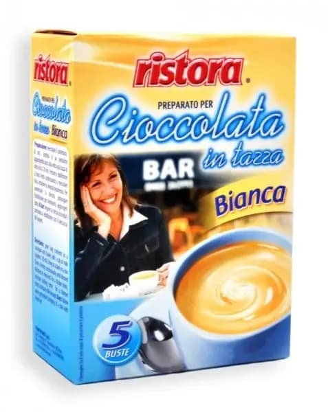 Ristora Bar – Set 5 Plicuri Ciocolată Caldă Densă Albă