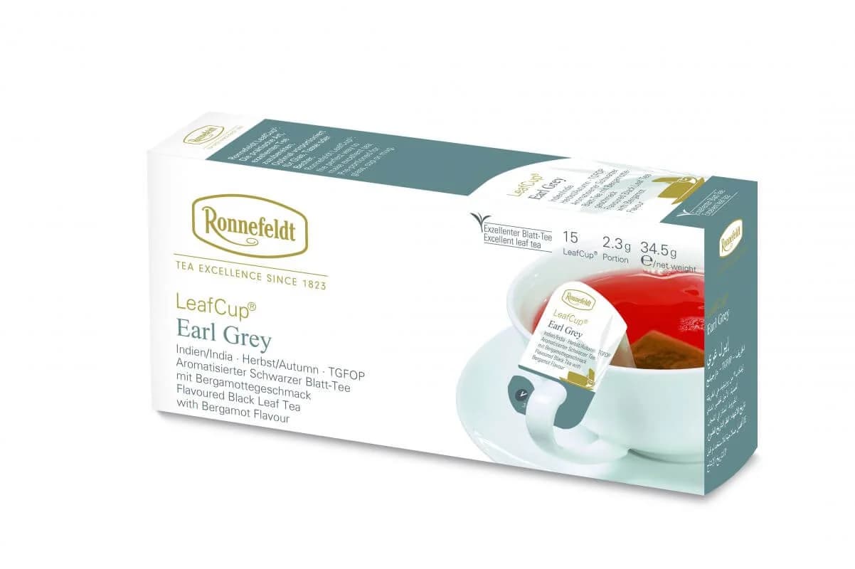 Ceai Negru Ronnefeldt Leafcup Earl Grey 15 plicuri