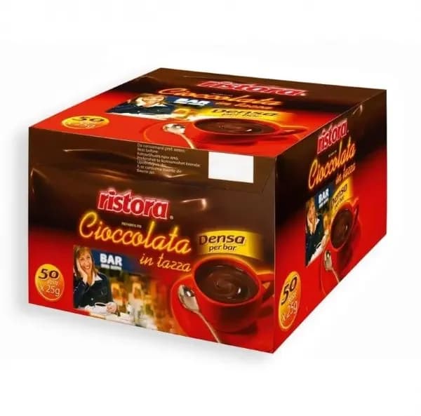 Ristora Bar – Ciocolată Densă Clasic (Cutie 50 Plicuri Individuale x 25g)