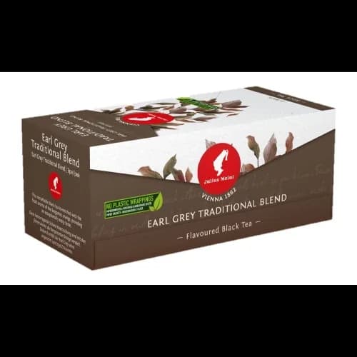 Ceai Negru Organic Julius Meinl SB Earl Grey Traditional Blend (25 plicuri x 2 gr)