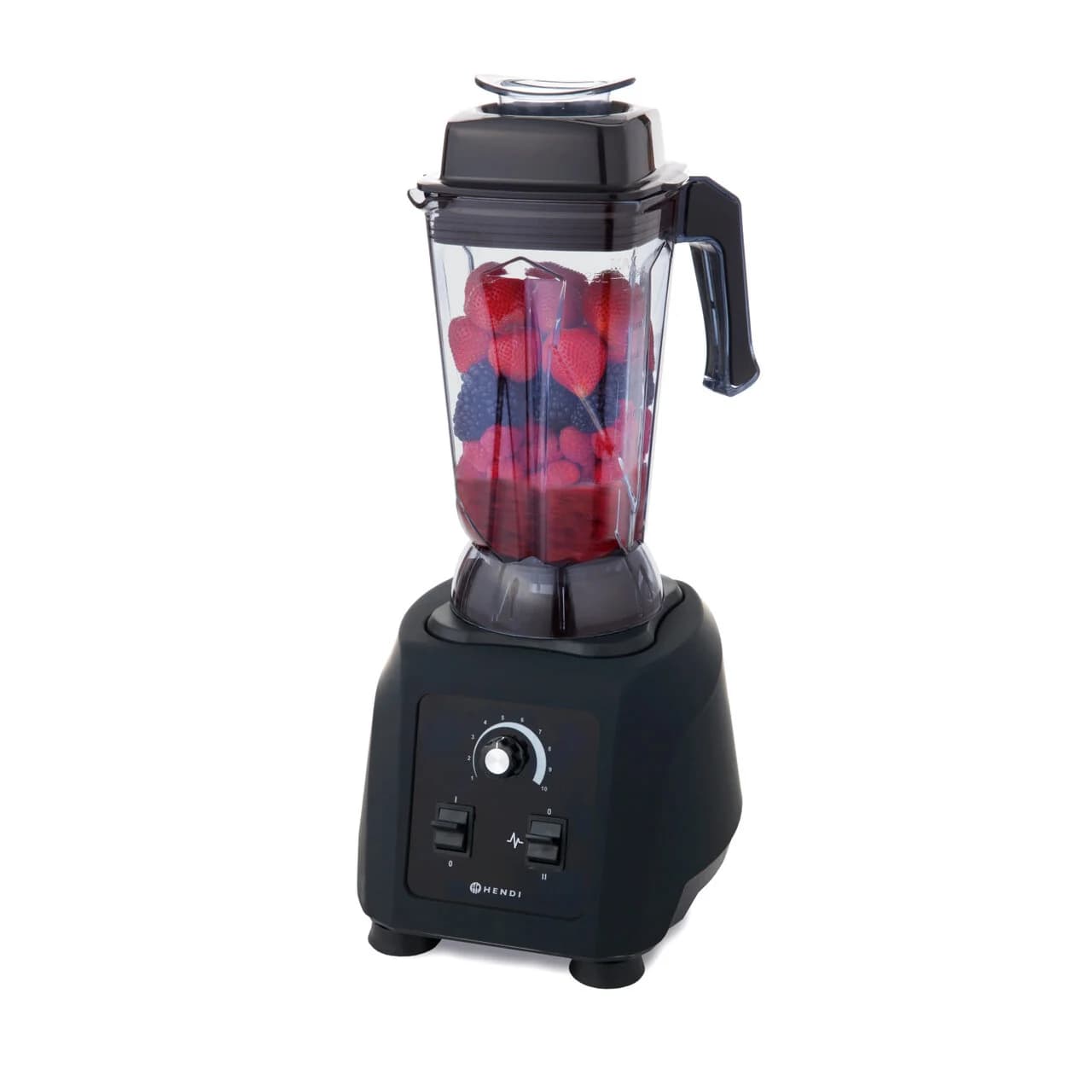 Blender profesional de mare putere 1680 W, cana policarbonat BPA free, 2.5 lt, Hendi, rotatie cutit de la 8350 rpm pana la 24800 rpm