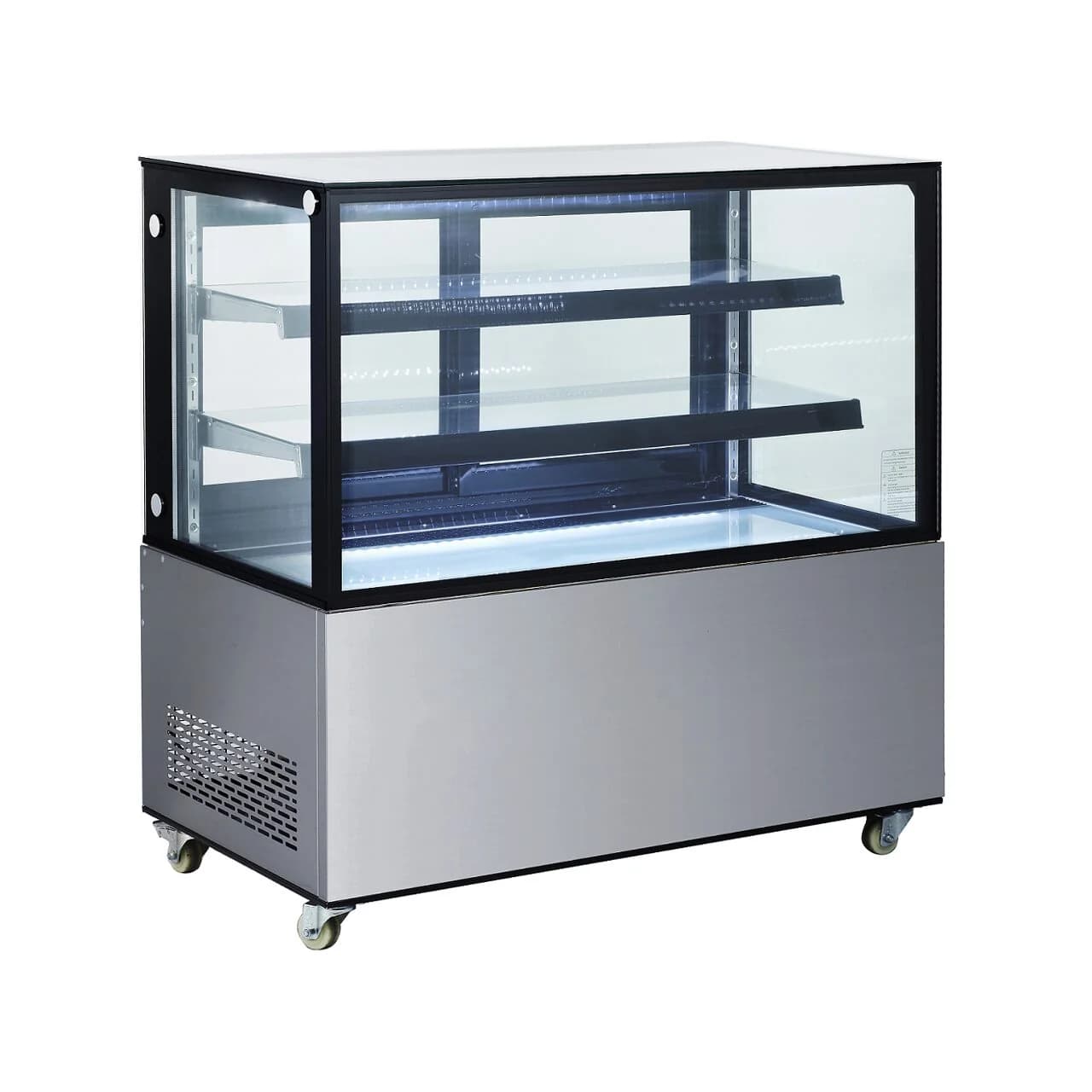 Vitrina frigorifica de prezentare ARKTIC by Hendi, 0°C – 6°C, inox, 510 litri, 490 W