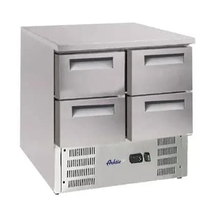 Masa frigorifica cu 4 sertare si unitate inferioara, Arktic 247L, 900x700x(H)850mm