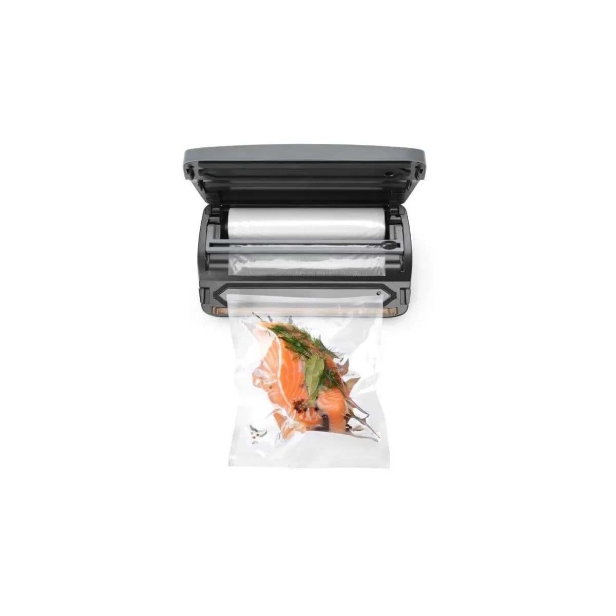Aparat de vidat profesional Hendi, 110 W, pompa de capacitate mare 6.5 lt/min, banda maxima 310 mm 385x205x (H) 95 mm