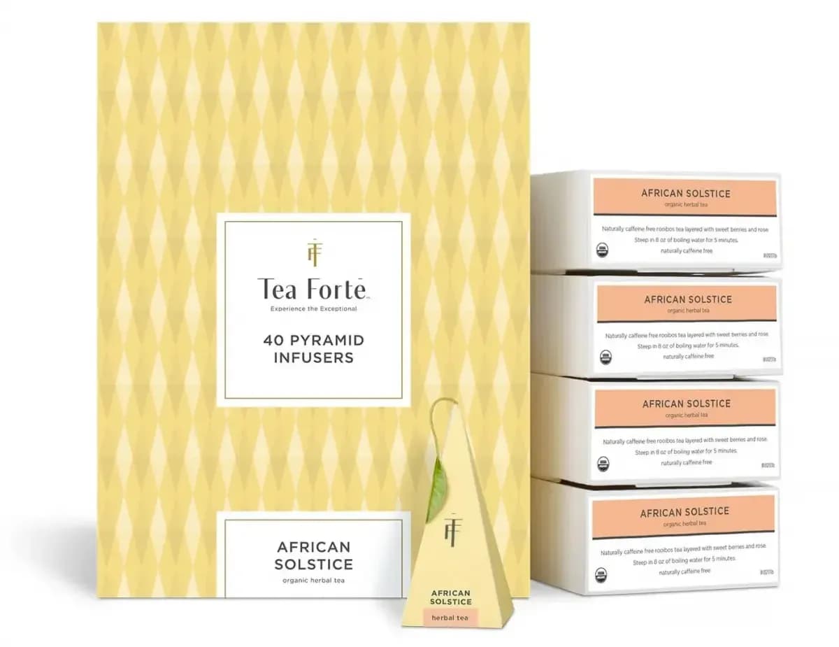 Tea Forte African Solstice - Ceai Ecologic, 40 Piramide
