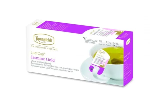 Ceai Verde Ronnefeldt Leafcup Jasmine Gold 15 plicuri