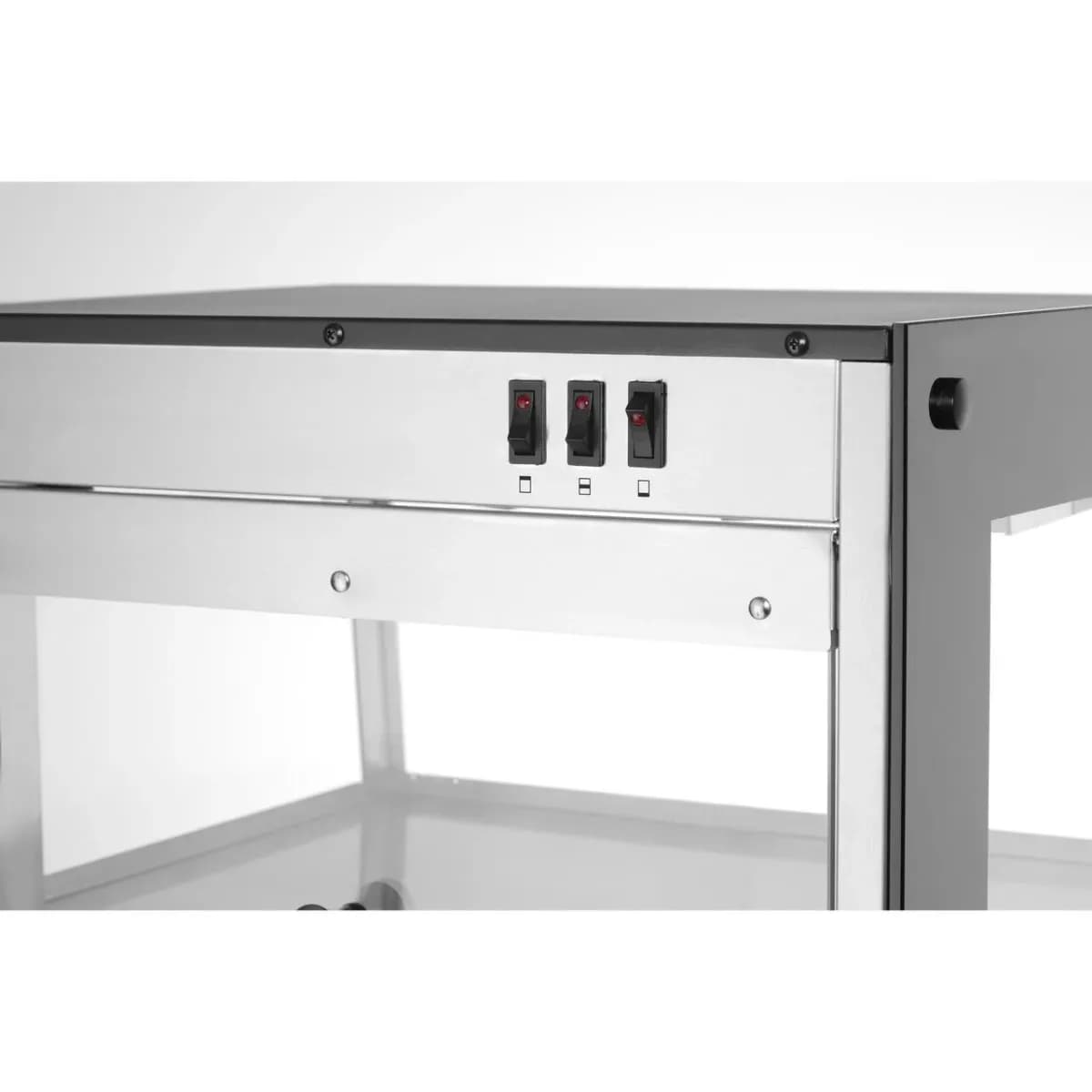 Vitrina incalzita Hendi 220-240V/500W, 472x447x(Î)775mm