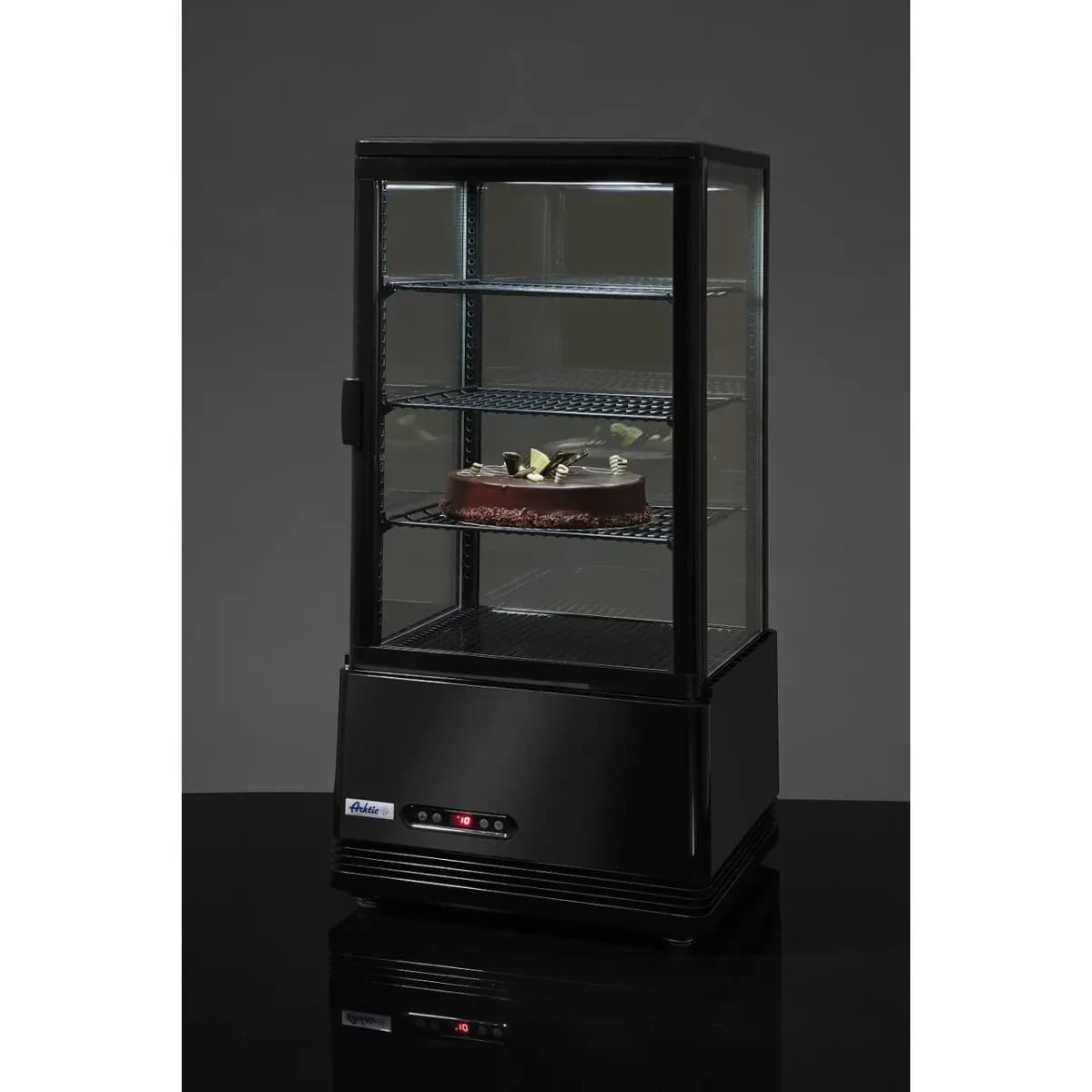 Vitrina de prezentare 78 L (neagra) - 230 V, 170 W, 452X406X (H)966 mm