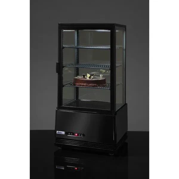 Vitrina de prezentare 78 L (neagra) - 230 V, 170 W, 452X406X (H)966 mm