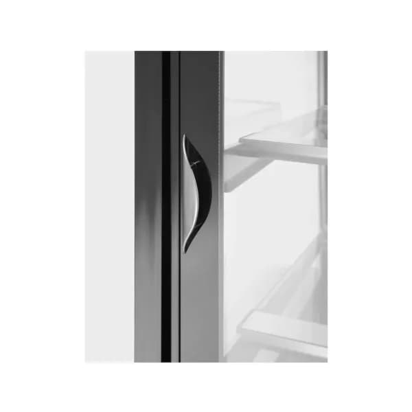 Vitrina frigorifica de prezentare interval temp. 2/6?C, 480 W corp inox, ARKTIC by Hendi, 650x805x(H)1445 mm, 300 Litri, Clasa energetica C