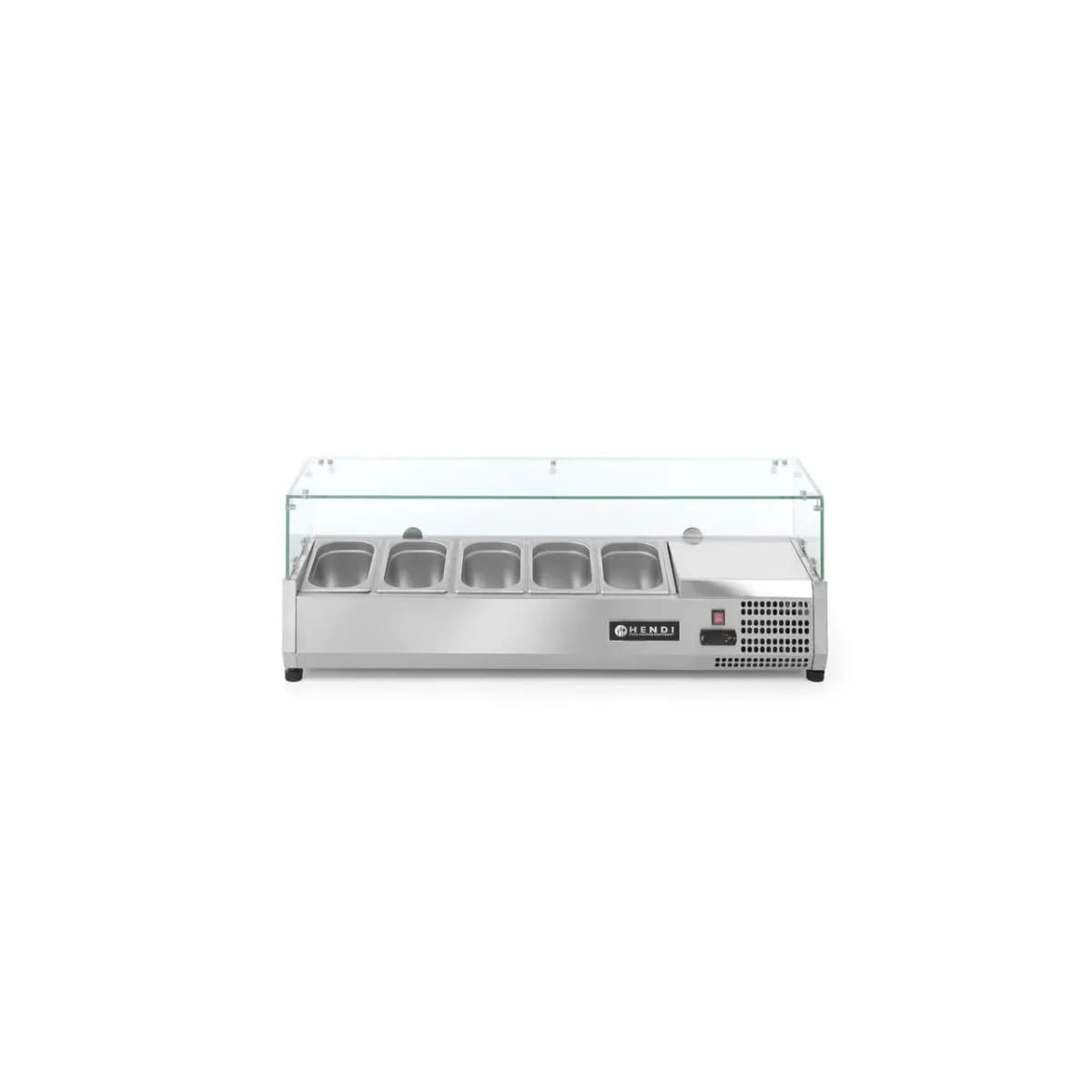 Vitrina frigorifica tip display ARKTIC by Hendi, capacitate 5 x GN 1/4