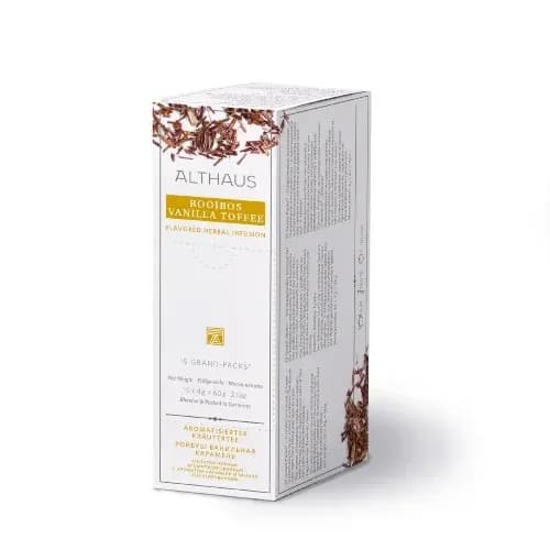 Ceai Althaus Bio Grand Packs Rooibos Vanilla Toffee 15 plicuri
