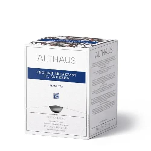 Ceai Negru Althaus Pyra Pack English Breakfast St.Andrews 15 piramide