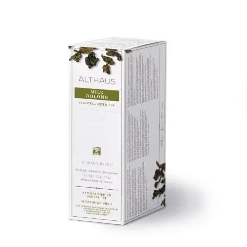 Ceai Verde Althaus Grand Packs Milk Oolong 15 plicuri