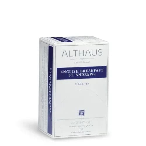 Ceai Negru Althaus Deli Pack English Breakfast St.Andrews 20 plicuri