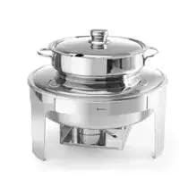 Chafing Dish pentru supa ,10 lt,Hendi din otel inoxidabil cu finisaj tip oglinda , ø420x(H)380mm