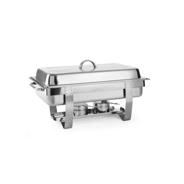 Set 2 Chafing dish Gastronorm GN1/1, adancime 65 mm, 9lt, inox, Hendi