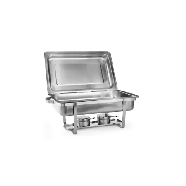 Set 2 Chafing dish Gastronorm GN1/1, adancime 65 mm, 9lt, inox, Hendi