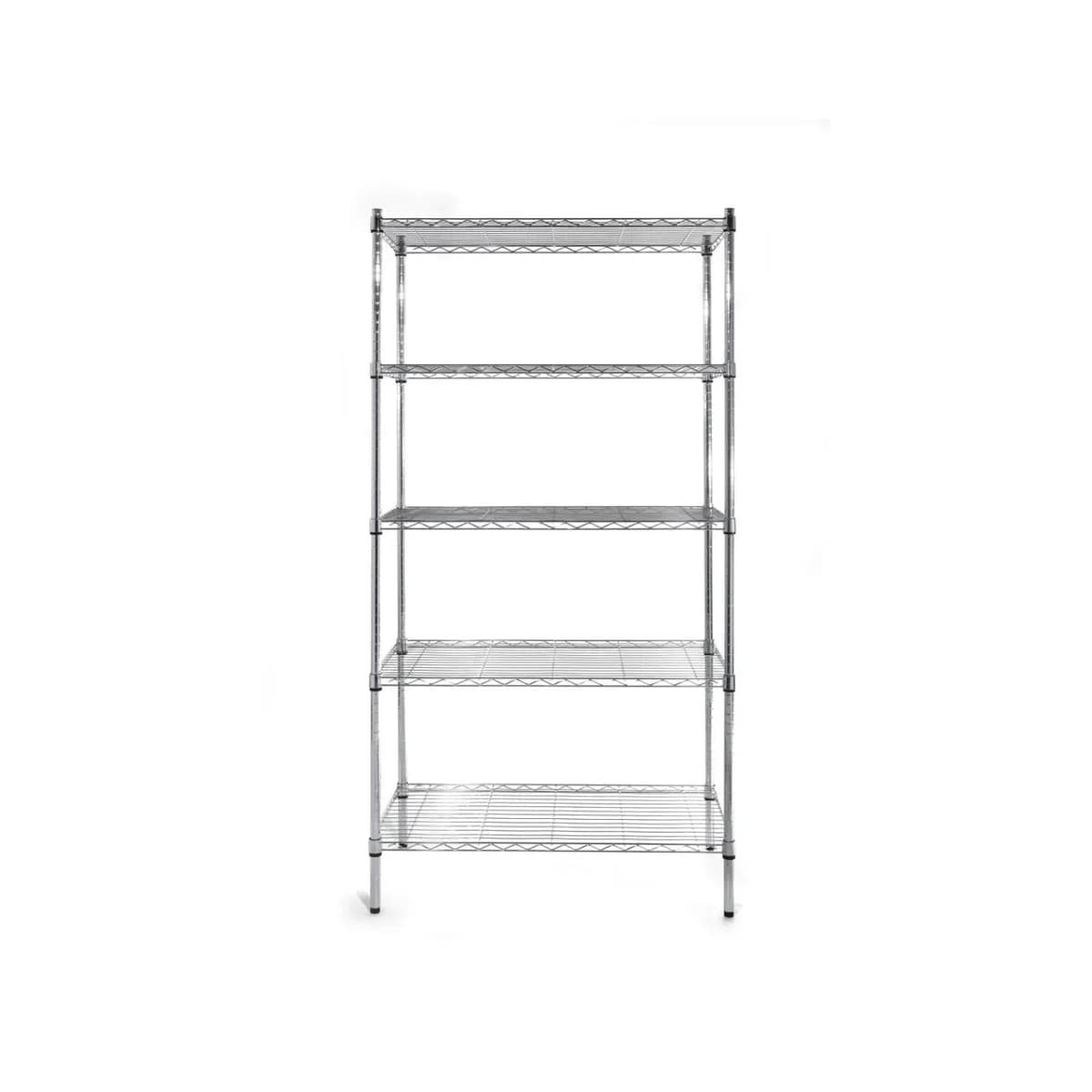 Raft depozitare cu 5 polite, 910x455x(H)1830