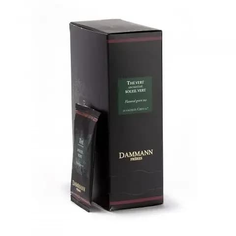 Ceai Verde cu Portocale Rosii Dammann Soleil Vert 24 plicuri