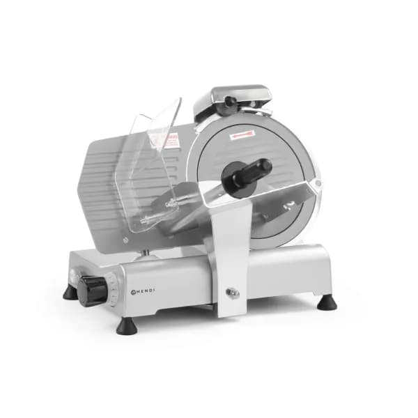 Feliator Electric Hendi Kitchen Line 250 Teflon-Lamă + Tavă Teflon, 150W, Potrivit și pentru Brânzeturi