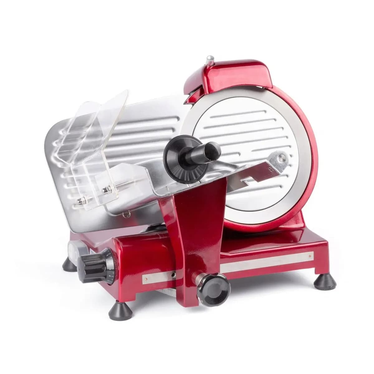 Feliator Electric Roșu Hendi Profi Line 220-Lamă Inox 22cm, 280W, Grosime 0-12mm