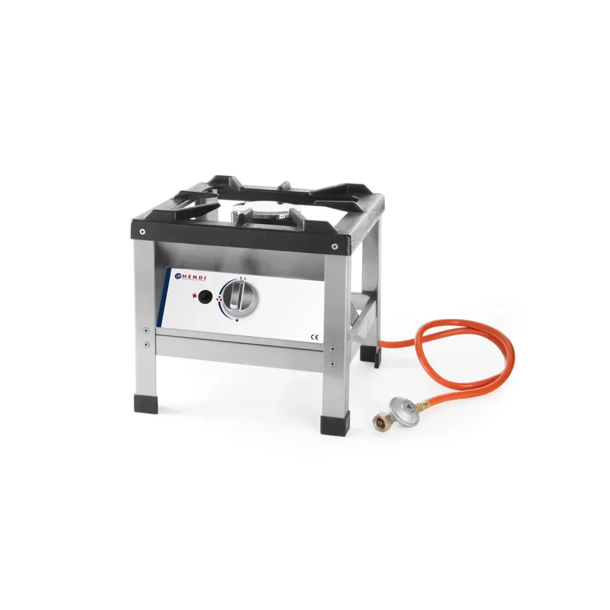 Aragaz Portabil pe Gaz Hendi Hokker "Big Flame"-6,4 kW, Inox 18/0, Aprindere Electronică, Exterior