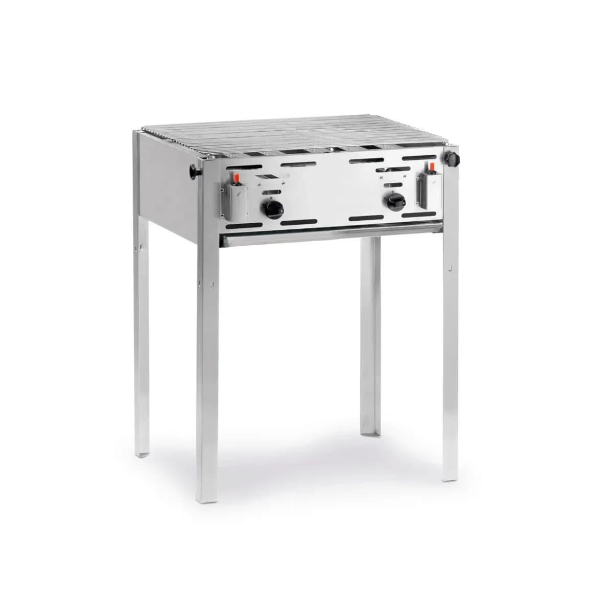 Grill Roast-Master Maxi Hendi pe Gaz – Grătar Cromat + Difuzor Flacără, 11,6 kW, Inox 18/0