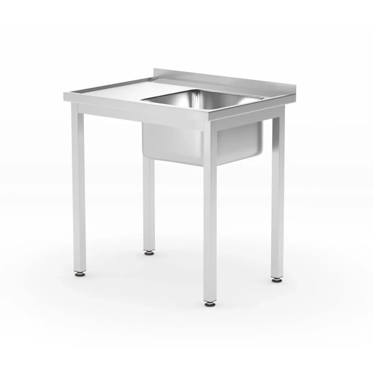 Spalator Inox 1 Cuva cu Polita Inferioara Hendi Kitchen Line 800x600x850mm