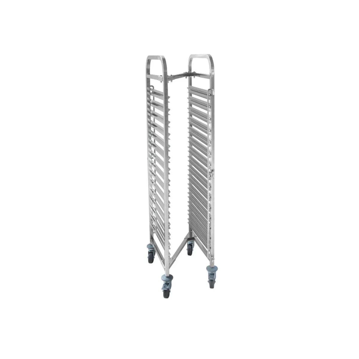 Cărucior Debarasare Hendi-15x GN 1/1, Inox, 380x550x(H)1700mm