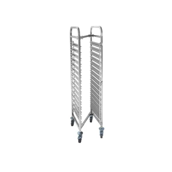 Cărucior Debarasare Hendi-15x GN 1/1, Inox, 380x550x(H)1700mm